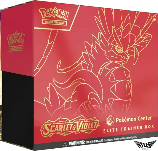 Pokemon - Scarlet & Violet - Elite Trainer Box - Pokemon Center Squirtle Squad Card Shop.