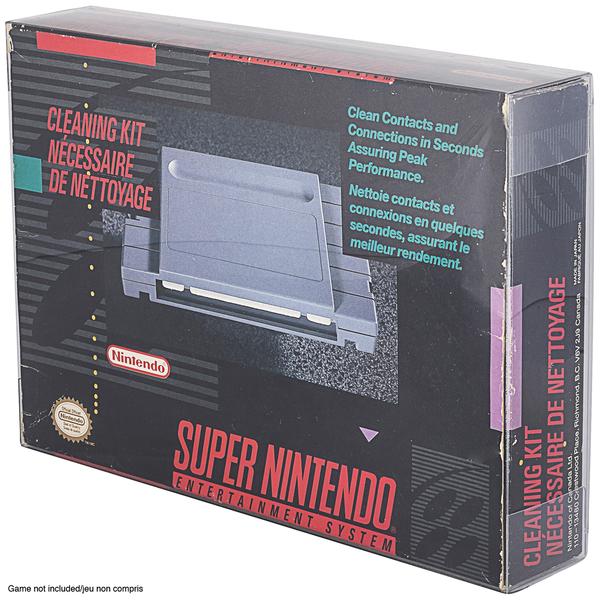 Nintendo N64 SNES Super Nintendo (Game Box) EVORETRO PET Protectors - Pack of 25 EVORETRO Canada Video Game Protectors  Squirtle Squad Card Shop.