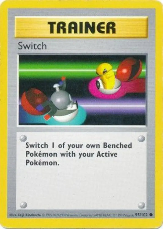 Switch 095  - Unlimited Base Set Shadowless - Common Base Set (Shadowless) Pokemon Single  Squirtle Squad Card Shop.