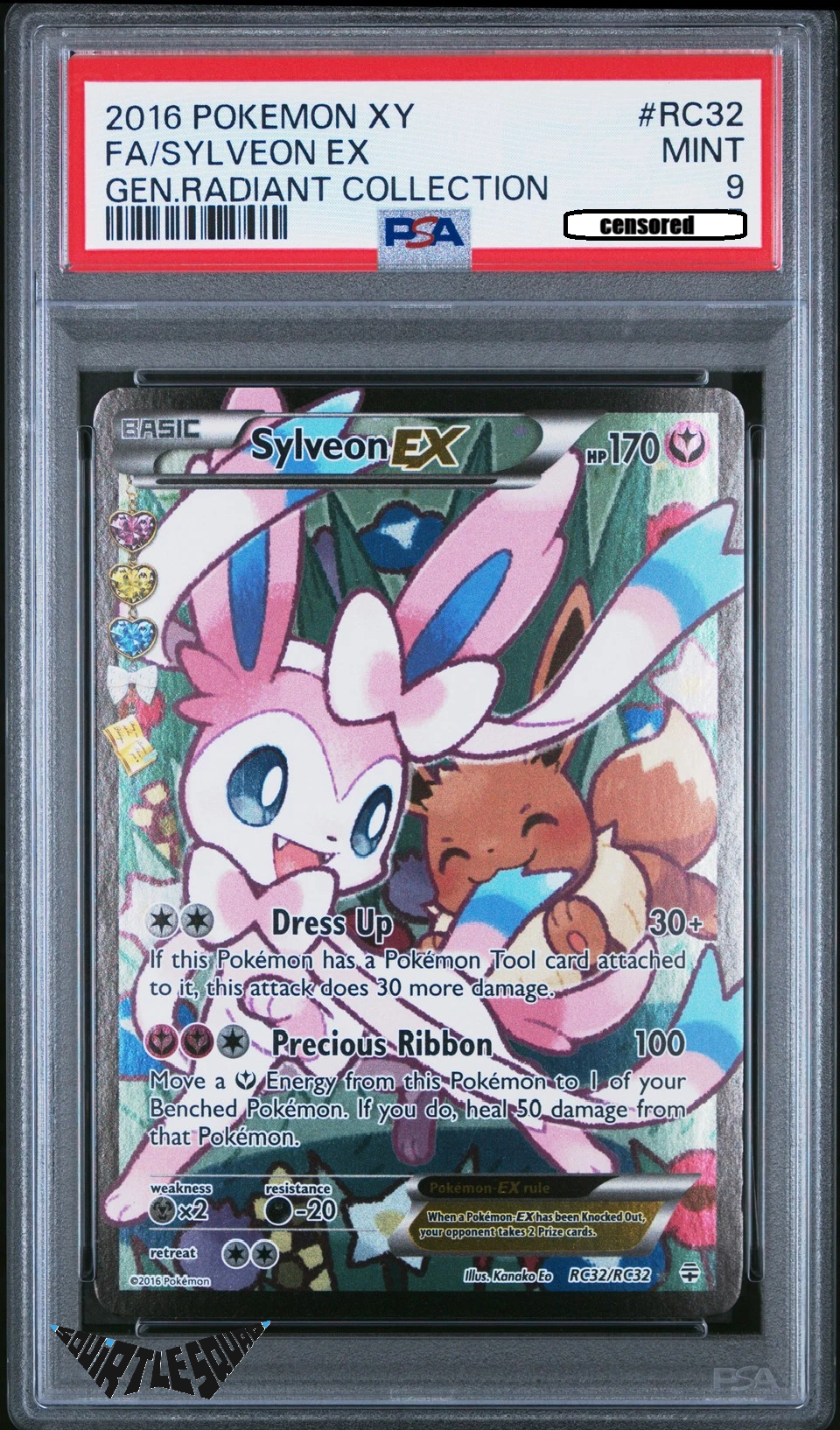 Pokémon TCG – Sylveon EX RC32/RC32 – Radiant Collection – XY Generations – PSA 9 Mint