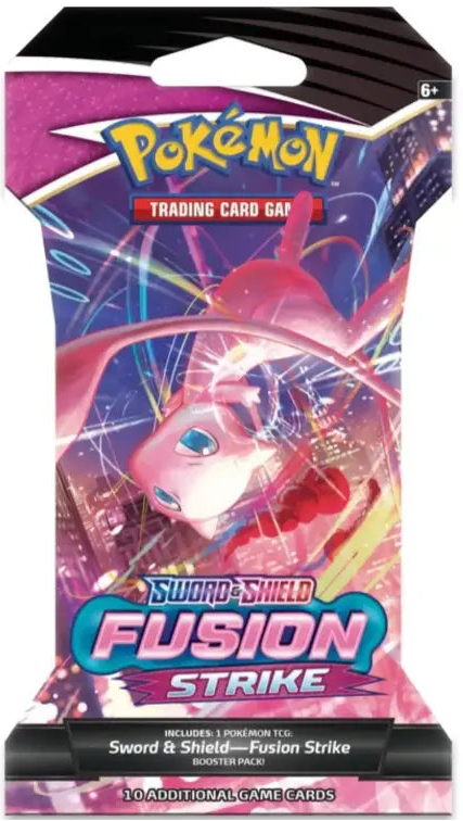 Pokémon TCG – Fusion Strike Sleeved Booster Pack – Sword & Shield – Factory Sealed Squirtle Squad Card Shop.   Squirtle Squad Card Shop.