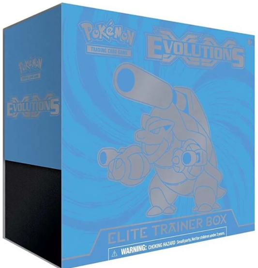 Pokemon TCG - XY Evolutions Elite Trainer Box - Mega Blastoise - Sealed - English XY - Evolutions Pokemon Sealed  Squirtle Squad Card Shop.