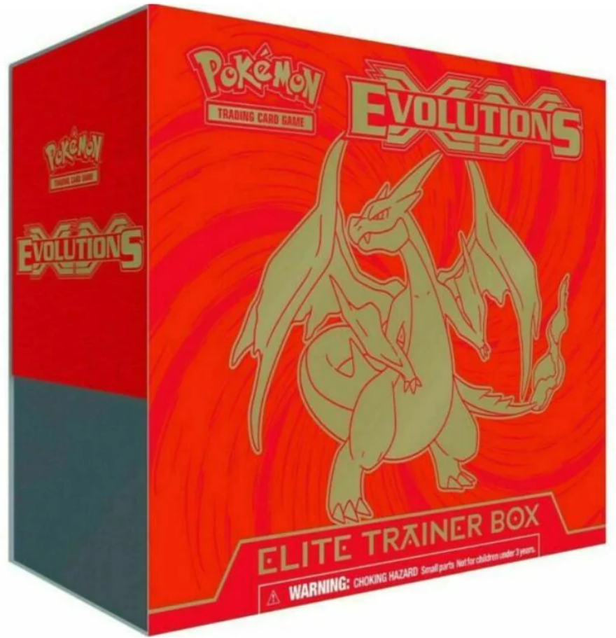 Pokemon TCG - XY Evolutions Elite Trainer Box - Mega Charizard Y - Sealed - English XY - Evolutions Pokemon Sealed  Squirtle Squad Card Shop.