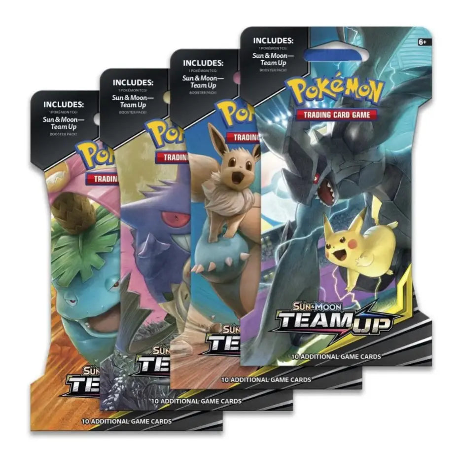Pokémon TCG – Sun & Moon Team Up Booster Pack – Sun & Moon Team Up – Booster Pack – Sealed SM - Team Up Pokemon Sealed  Squirtle Squad Card Shop.