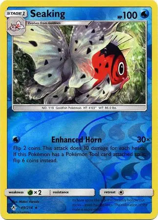 Seaking 049/214 Reverse Holo - Sun & Moon Unbroken Bonds