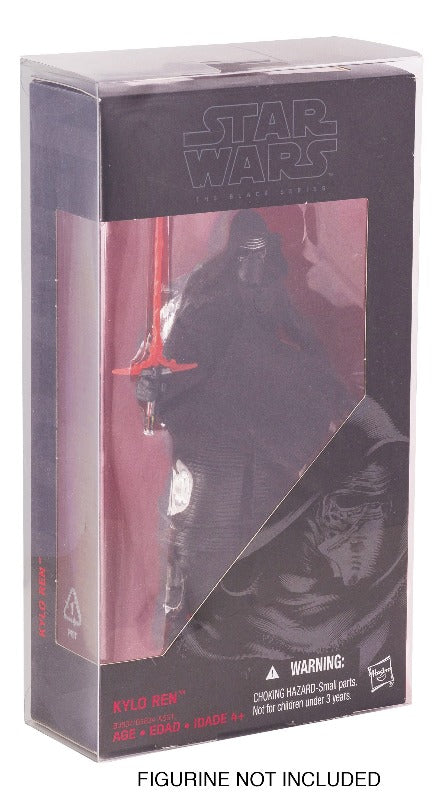 Star Wars Black Series 6’’ RED The Force Awakens (Black Box) - EVORETRO PET Protectors - Pack of 10 EVORETRO Canada Figurine Protectors  Squirtle Squad Card Shop.