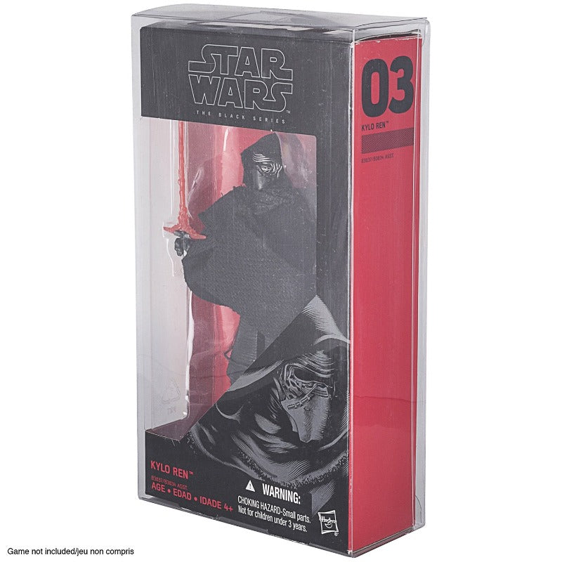 Star Wars Black Series 6’’ RED The Force Awakens (Black Box) - EVORETRO PET Protectors - Pack of 10 EVORETRO Canada Figurine Protectors  Squirtle Squad Card Shop.