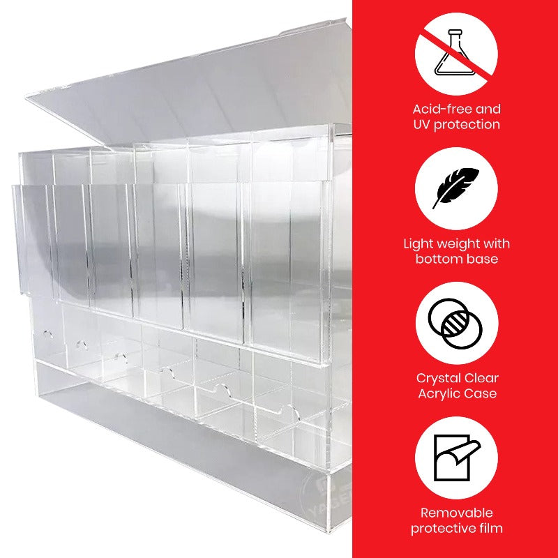 Pokémon Booster Pack 6-Slot EVORETRO Acrylic Display Dispenser - 4 Packs EVORETRO Canada Card Protectors  Squirtle Squad Card Shop.