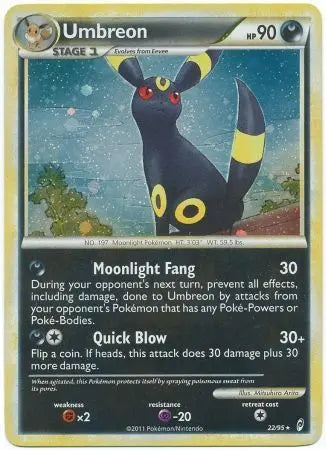 Umbreon  - Holofoil Call of Legends - Holo Rare Call of Legends Pokemon Single  Squirtle Squad Card Shop.
