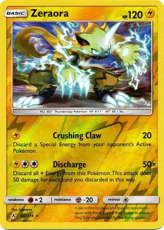 Zeraora 060/214 Reverse Holo - Sun & Moon Unbroken Bonds