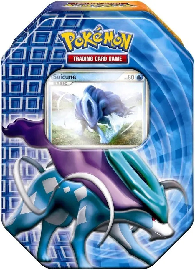 HeartGold & Soulsilver - Collector's Sealed Tin (Suicune) Squirtle Squad Card Shop.   Squirtle Squad Card Shop.