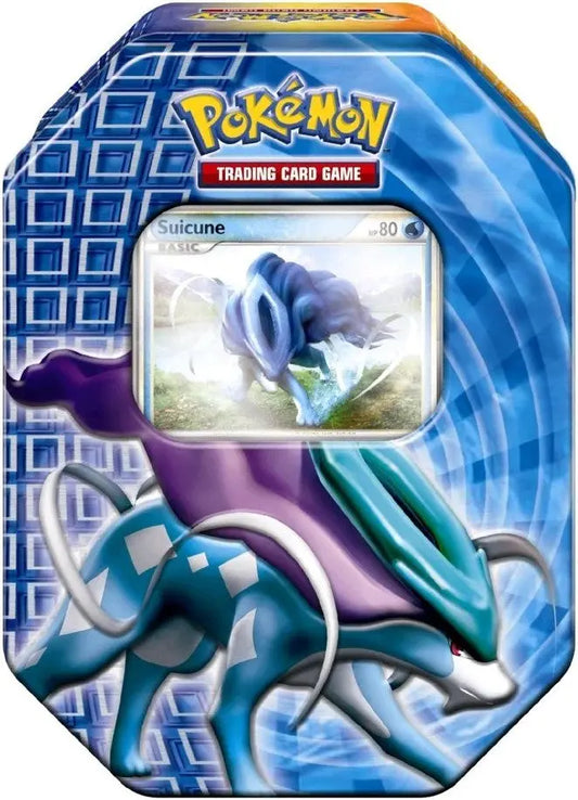 HeartGold & Soulsilver - Collector's Sealed Tin (Suicune) Squirtle Squad Card Shop.   Squirtle Squad Card Shop.