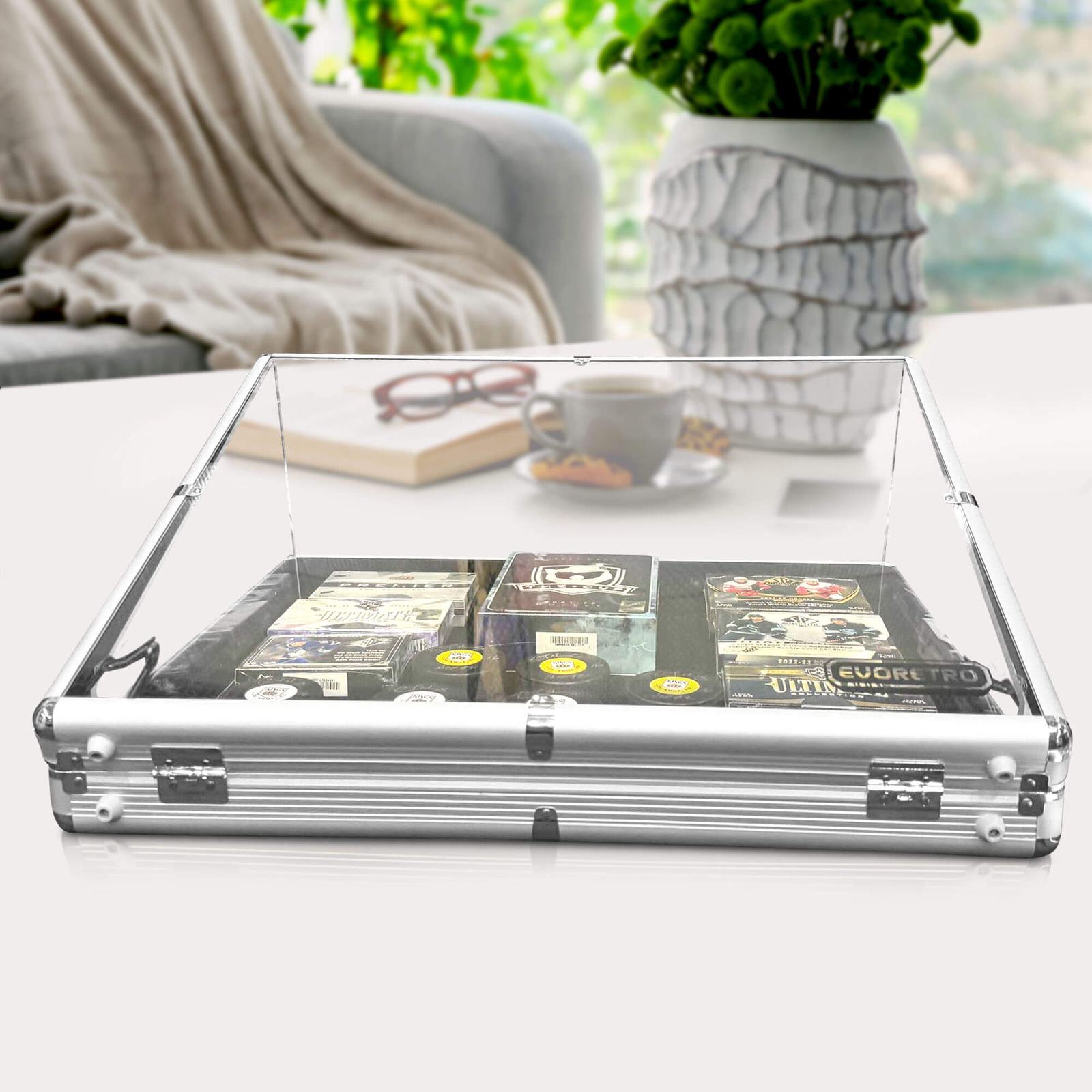 EVORETRO Acrylic Clear Top Display Vendor Trade Show showcase EVORETRO Canada Card Protectors  Squirtle Squad Card Shop.