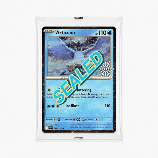 Articuno 032/159 Journey Together Holiday 2025 Snowflake Cosmos Holo sealed promo