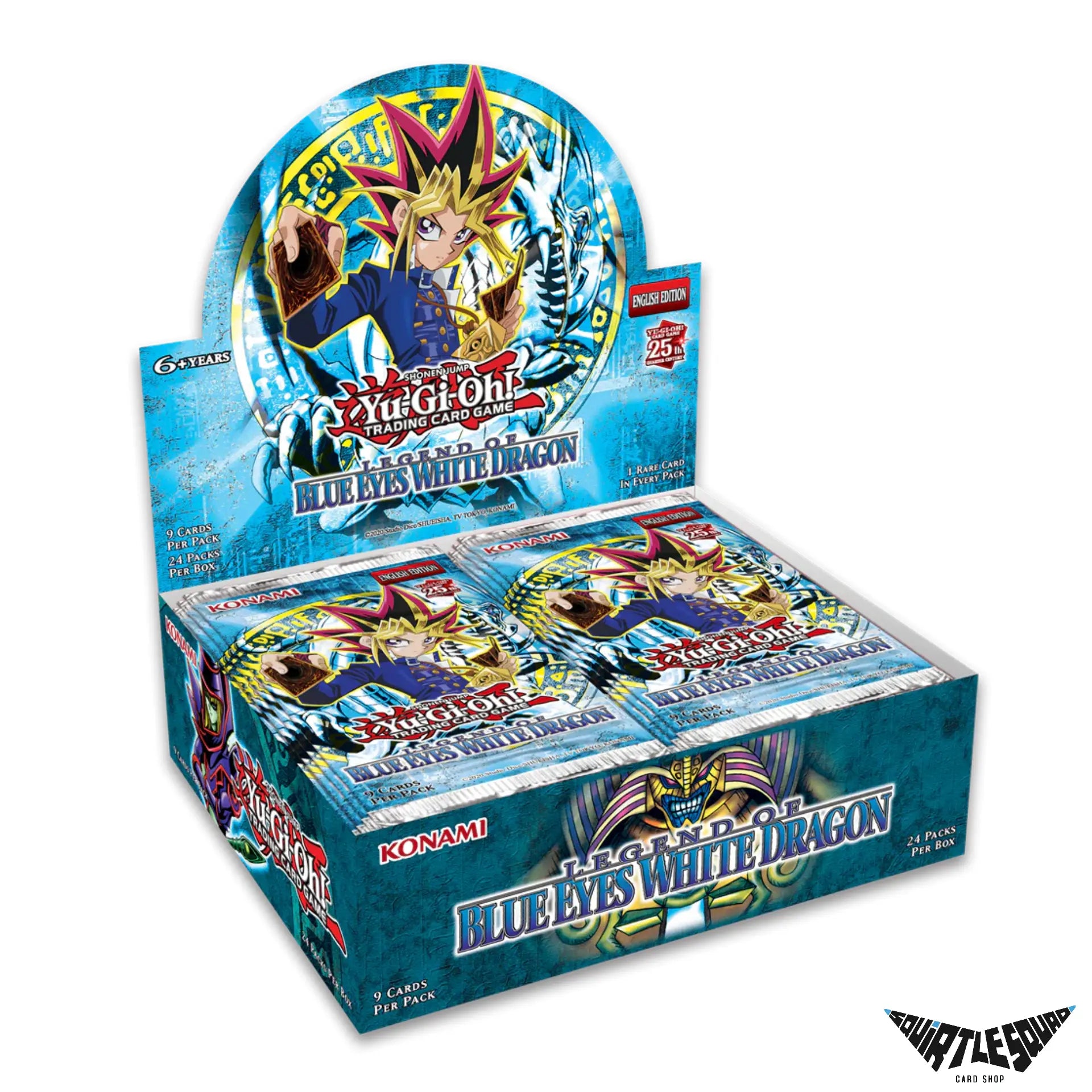 Yu-Gi-Oh - Legend Of The Blue Eyes White Dragon - 25th Anniversary Booster Box Squirtle Squad Card Shop.
