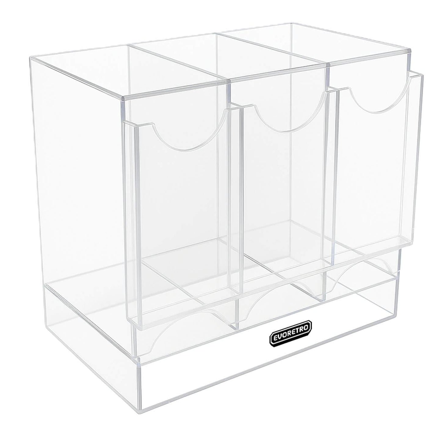 EVORETRO Acrylic Display Stand for Booster  DispenserPacks – Retail Counter Unit with Top Shelf EVORETRO Canada Card Protectors  Squirtle Squad Card Shop.