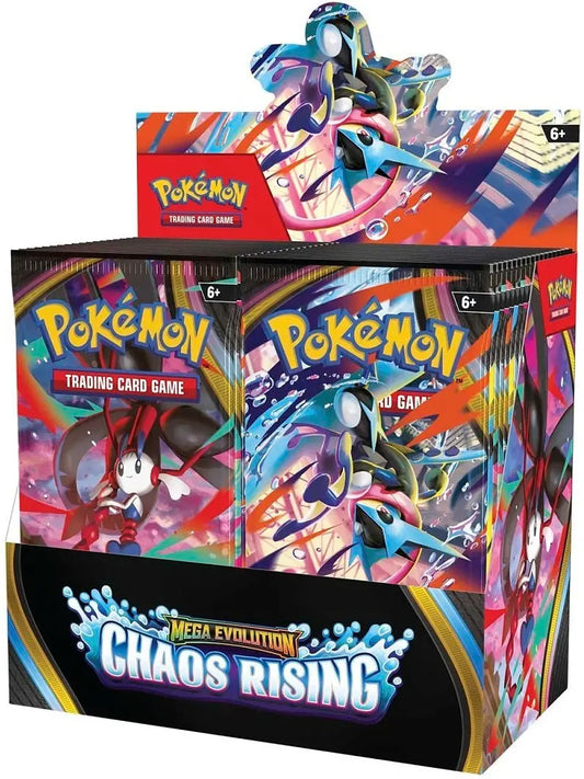 Pokémon TCG – Mega Evolution Booster Box – Chaos Rising – Sealed