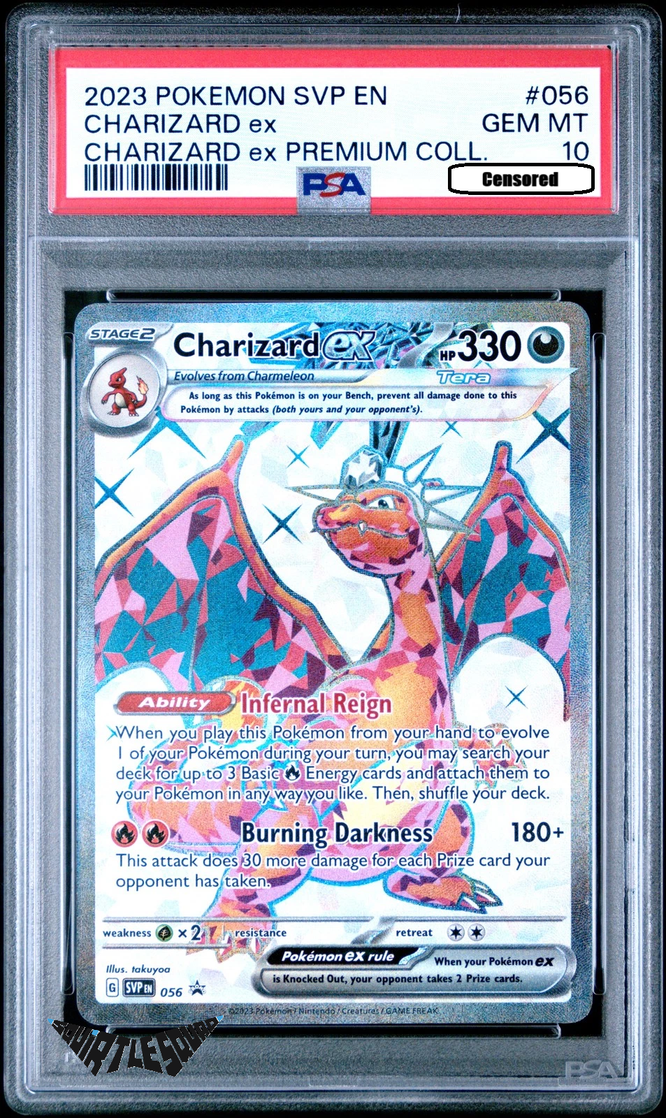 Pokémon TCG – Charizard ex SVP 056 – Scarlet & Violet Black Star Promo – PSA 10 Gem Mint