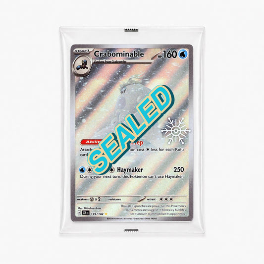 Crabominable 149/142 Stellar Crown Holiday 2025 Snowflake Holo sealed promo