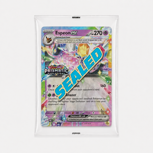 Espeon ex 034/131 Prismatic Evolutions Stamp – Sealed Promo