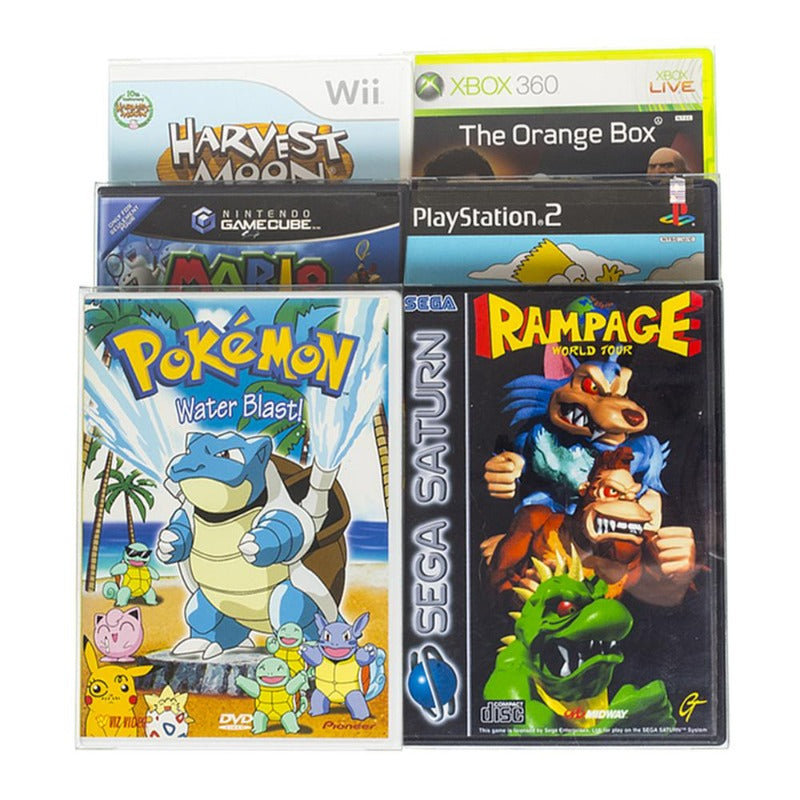 Nintendo Gamecube / XBOX 360 / WII / PS2 / DVD EVORETRO PET Protectors - Pack of 25 EVORETRO Canada Video Game Protectors  Squirtle Squad Card Shop.