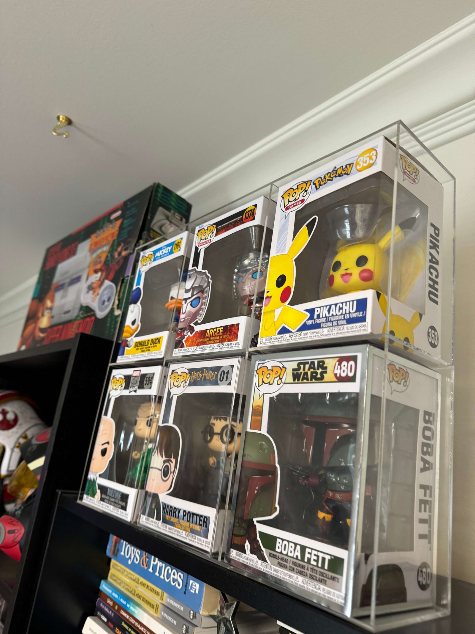 EVORETRO Funko Case: Display and Protect Your Collection with Style EVORETRO Canada Funko Pop Protectors  Squirtle Squad Card Shop.