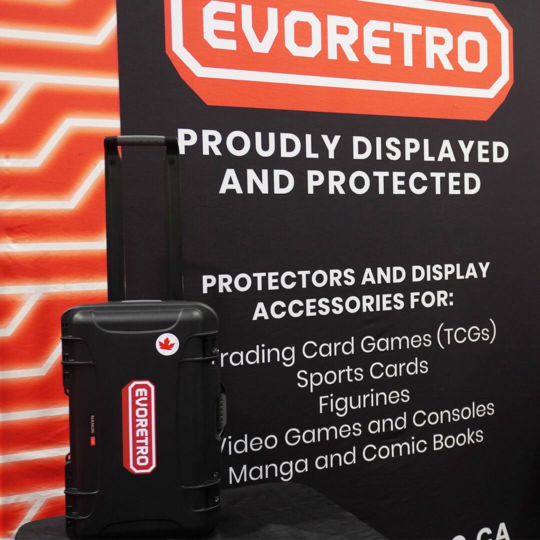 EVORETRO Waterproof Wheeled Card Case - Holds 160 Graded Slabs EVORETRO Canada Rigid Case  Squirtle Squad Card Shop.