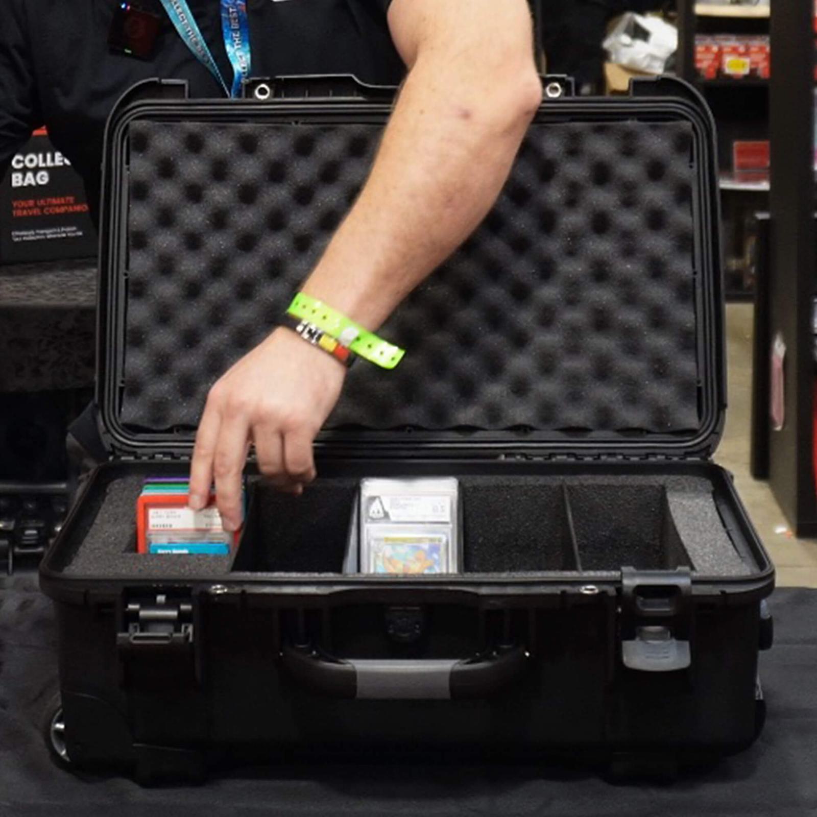 EVORETRO Waterproof Wheeled Card Case - Holds 160 Graded Slabs EVORETRO Canada Rigid Case  Squirtle Squad Card Shop.