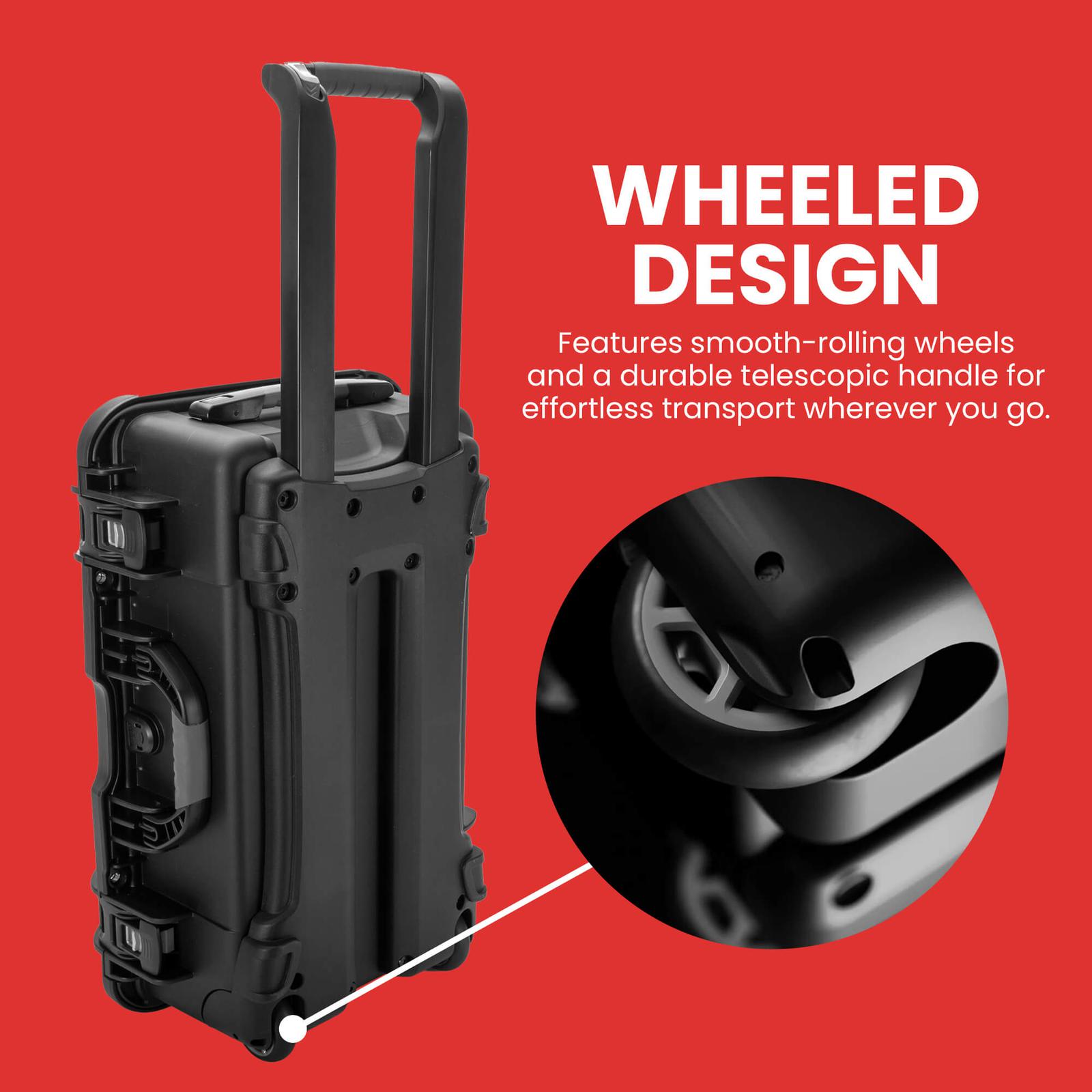 EVORETRO Waterproof Wheeled Card Case - Holds 160 Graded Slabs EVORETRO Canada Rigid Case  Squirtle Squad Card Shop.