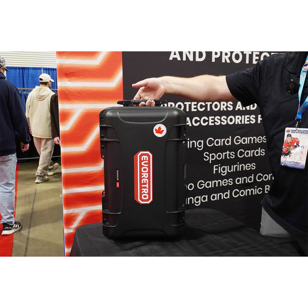 EVORETRO Waterproof Wheeled Card Case - Holds 160 Graded Slabs EVORETRO Canada Rigid Case  Squirtle Squad Card Shop.