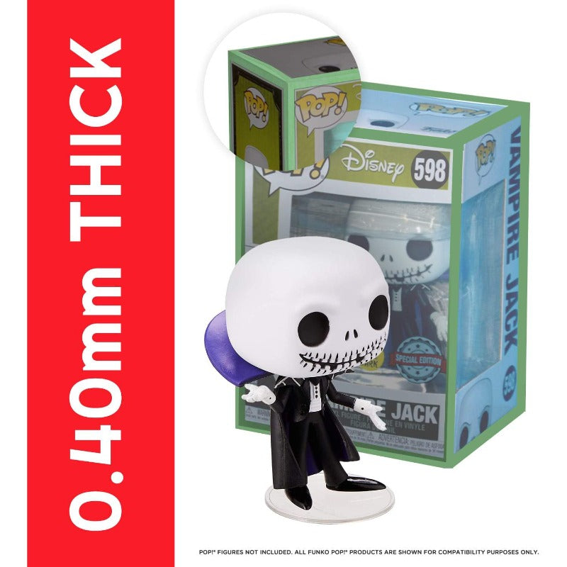 Funko Pop 4 Inch EVORETRO Protector Glow in the Dark 0.40MM - Pack of 10 EVORETRO Canada Funko Pop Protectors  Squirtle Squad Card Shop.