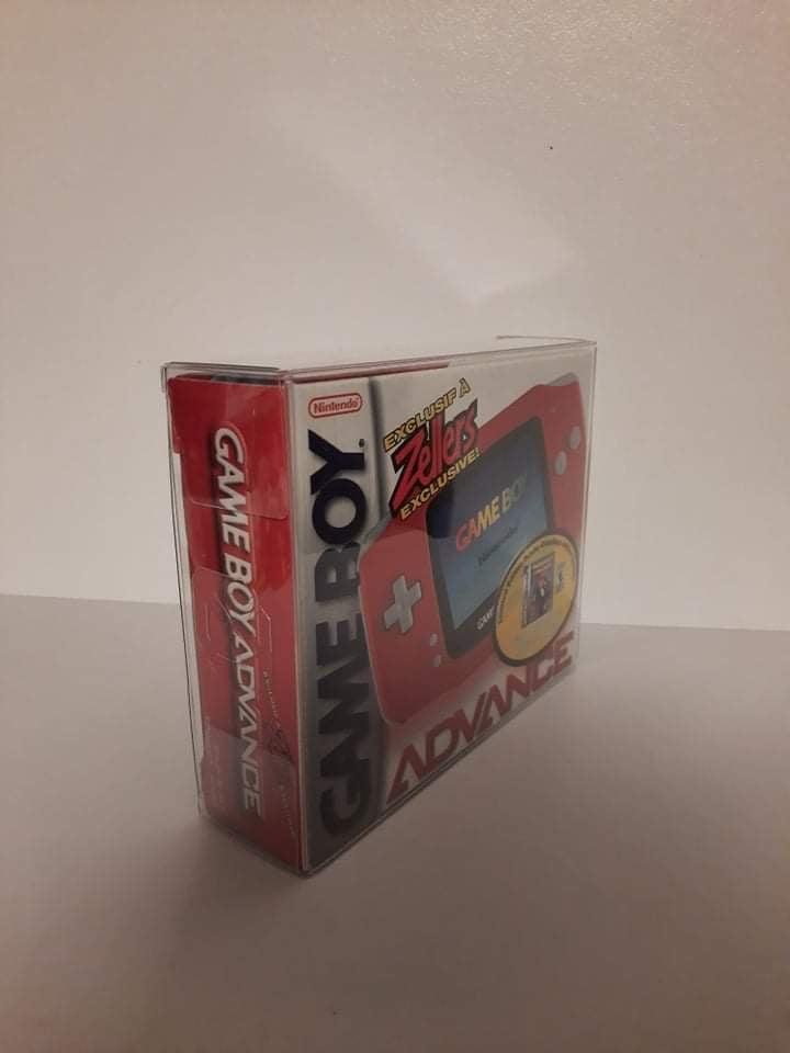Game Boy Advance GameBoy Advance Console  SP Console Box EVORETRO Protector 0.40MM Pack of 1 EVORETRO Canada Protectors (K)  Squirtle Squad Card Shop.