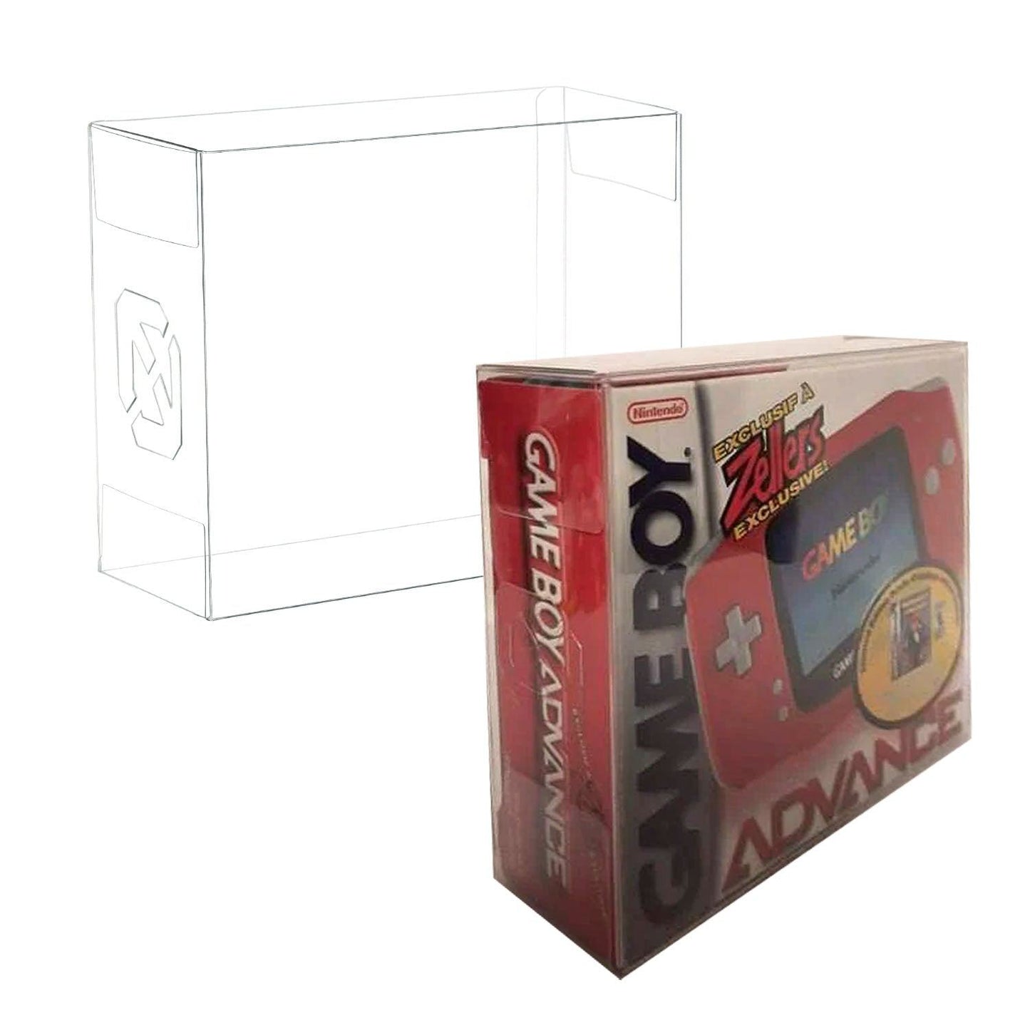 Game Boy Advance GameBoy Advance Console  SP Console Box EVORETRO Protector 0.40MM Pack of 1 EVORETRO Canada Protectors (K)  Squirtle Squad Card Shop.