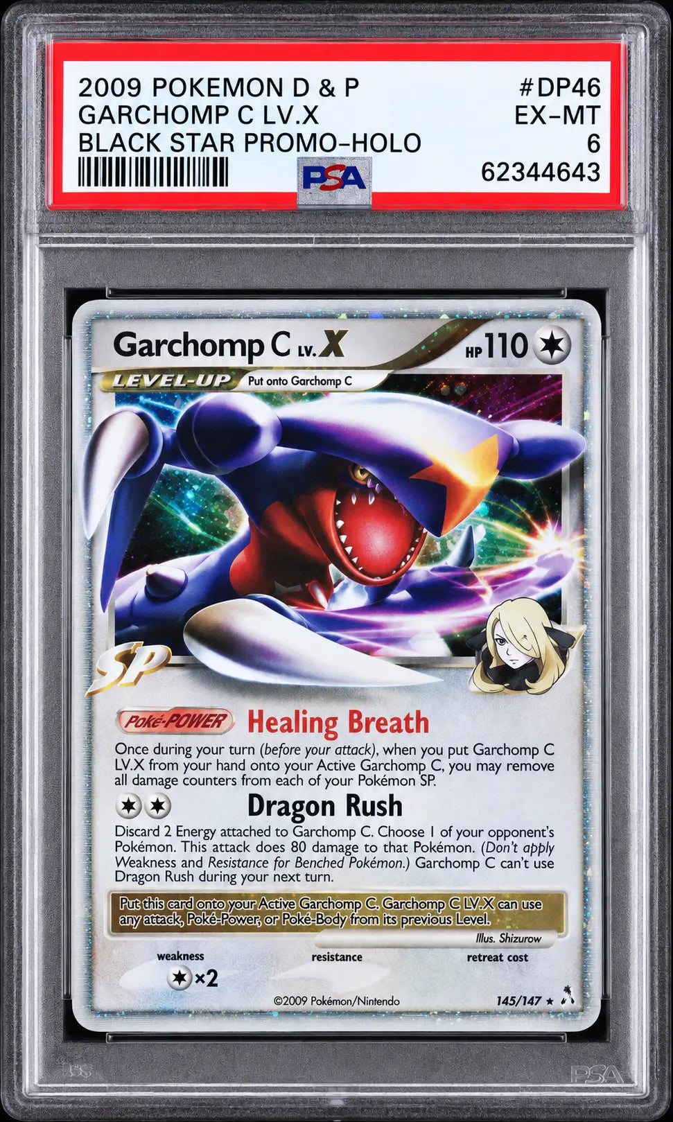 Garchomp C LV.X DP46 Black Star Promo PSA 6 cert 62344643