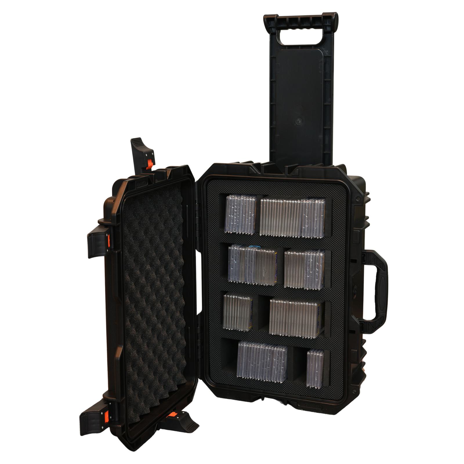 EVORETRO Travel Roller Case for Graded Cards – 4-Row Heavy-Duty Build EVORETRO Canada Rigid Case  Squirtle Squad Card Shop.