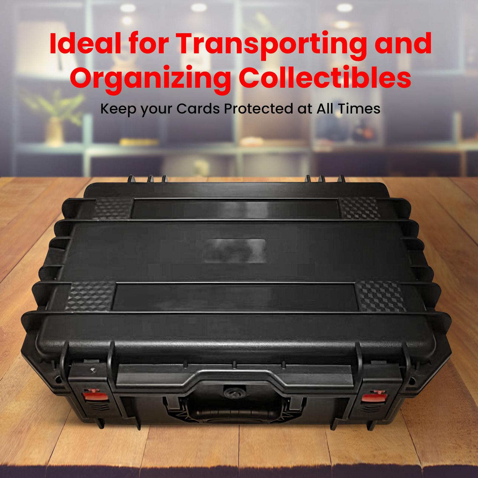 EVORETRO Travel Roller Case for Graded Cards – 4-Row Heavy-Duty Build EVORETRO Canada Rigid Case  Squirtle Squad Card Shop.