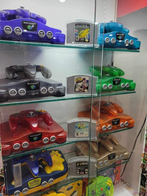 Acrylic Case for N64 Nintendo 64 Cartridge pack of 2 EVORETRO Canada Protectors  Squirtle Squad Card Shop.
