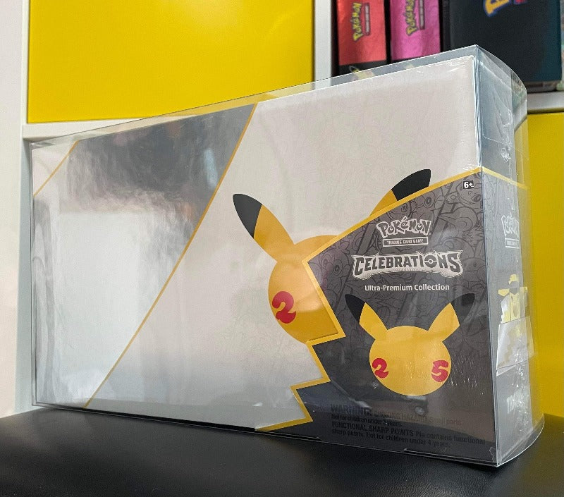 Pokemon Celebrations Ultra Premium Booster Collection Box EVORETRO PET Protector 0.45MM - Pack of 1 EVORETRO Canada Card Protectors  Squirtle Squad Card Shop.