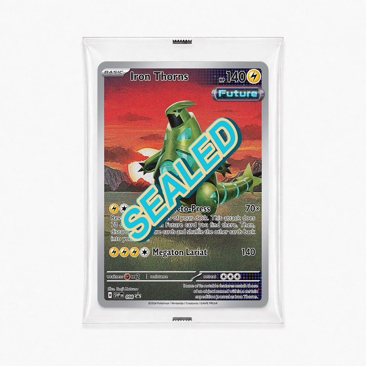 Iron Thorns SVP098 Scarlet and Violet Holo sealed promo