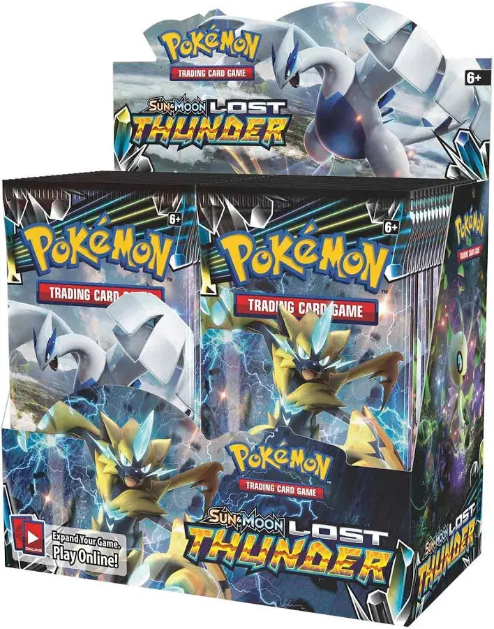 Pokémon TCG – Sun & Moon Lost Thunder – Booster Box – 36 Packs – Factory Sealed - Squirtle Squad Card Shop.