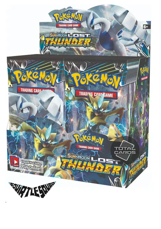 Pokémon TCG – Sun & Moon Lost Thunder – Booster Box – 36 Packs – Factory Sealed Squirtle Squad Card Shop. Lost Thunder  Squirtle Squad Card Shop.