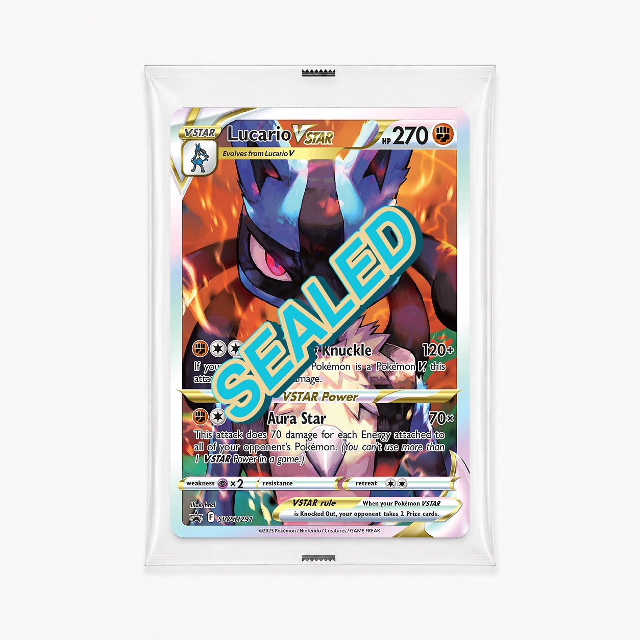 Lucario VSTAR SWSH291 sealed promo