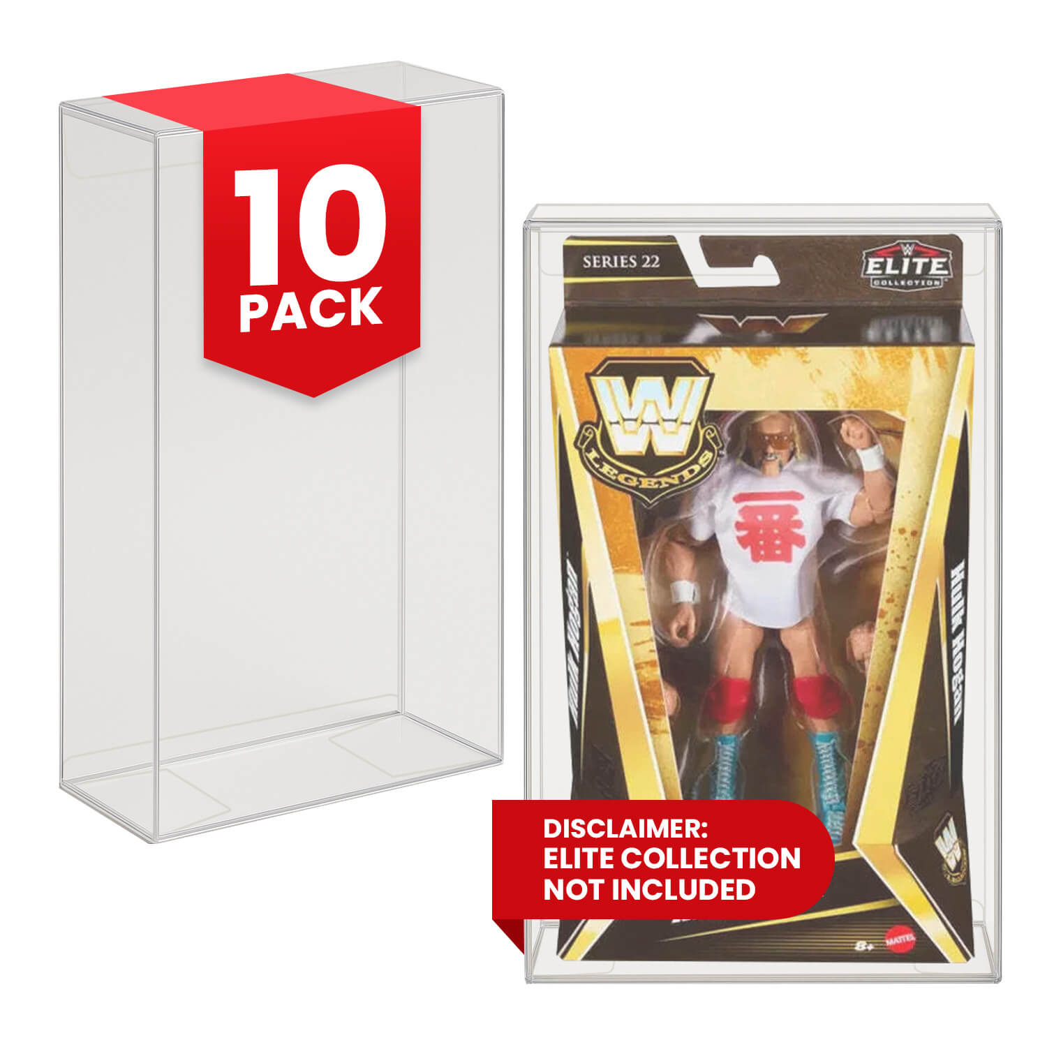 Mattel WWE Legends Series 22 EVORETRO PET Protectors (0.40 mm, 10-Pack) EVORETRO Canada Figurine Protectors  Squirtle Squad Card Shop.
