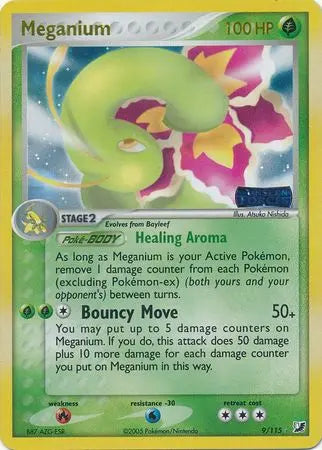 Meganium 9/115 Unseen Forces Stamped Reverse Holo