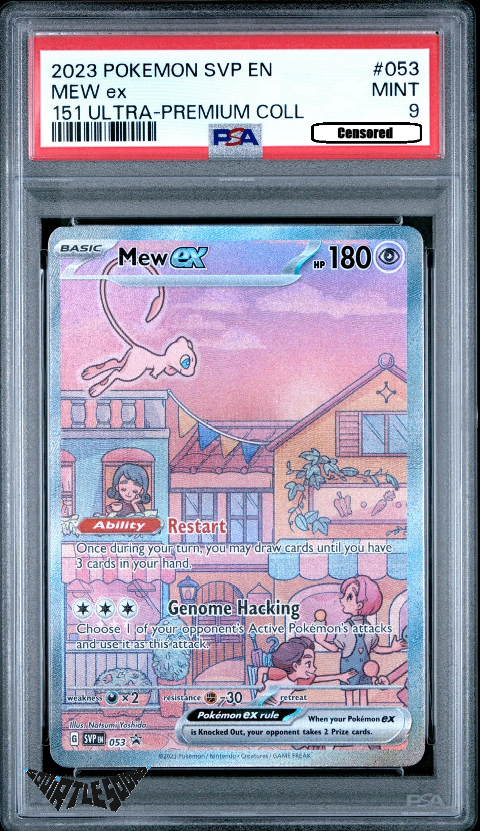 Pokémon TCG – Mew ex #053 – 151 Ultra-Premium Collection Promo – English – PSA 9 Mint