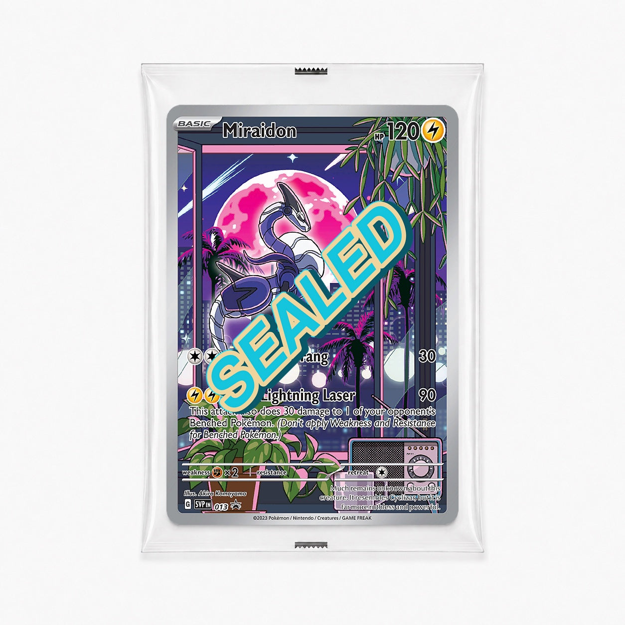 Miraidon SVP013 Scarlet and Violet Holo sealed promo