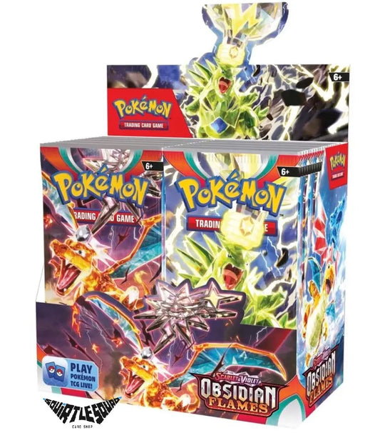 Pokemon - Obsidian Flames - Booster Box Squirtle Squad Card Shop.