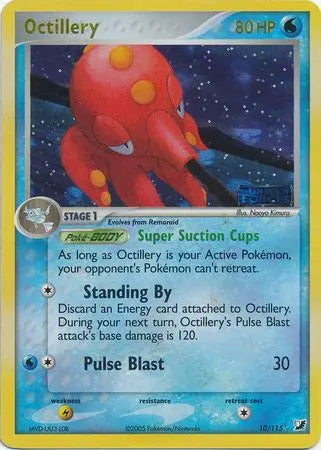 Octillery 10/115 Unseen Forces Stamped Reverse Holo