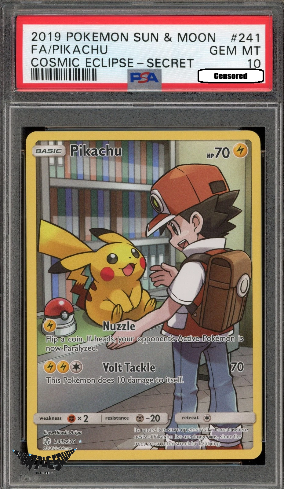 Pokemon - Cosmic Eclipse - Pikachu 241/236 - PSA 10