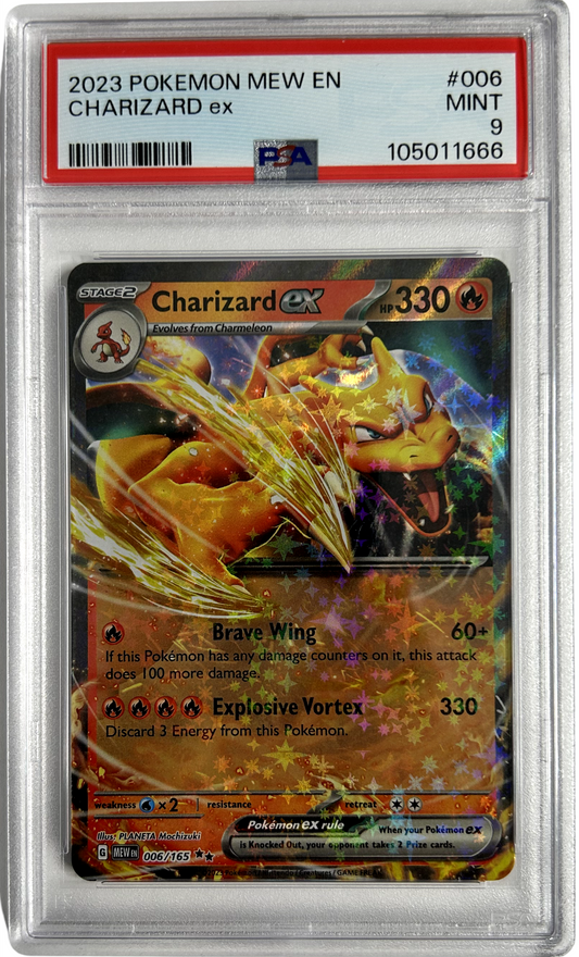 Pokemon - 151 - Charizard EX 006/165 - PSA 9